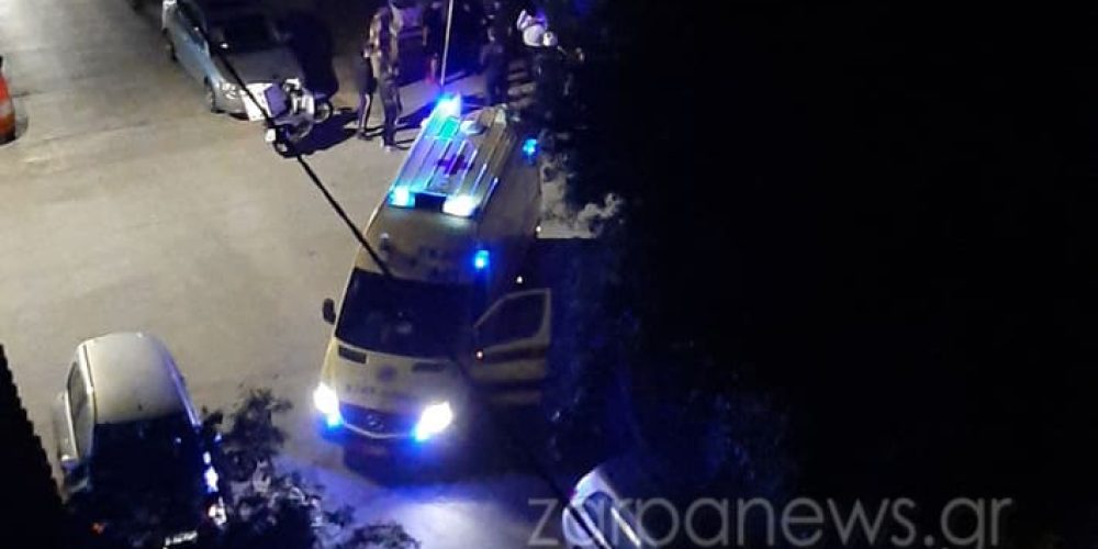 Χανιά: Τροχαίο τη νύχτα με μηχανή στη Νέα Χώρα – Τραυματίστηκε διανομέας (φωτο)
