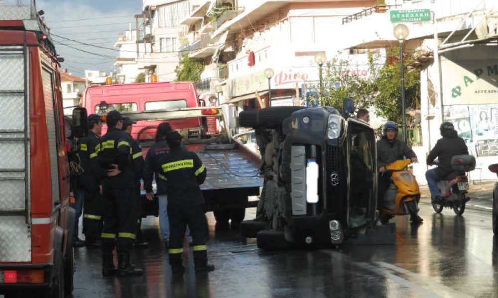 Αυτοκίνητο ντελαπάρισε στην Αν. Γογονή στα Χανιά